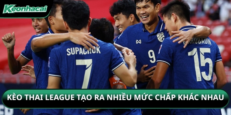 Kèo Thai League tạo ra nhiều mức chấp khác nhau
