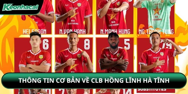 Thông tin cơ bản về CLB Hồng Lĩnh Hà Tĩnh